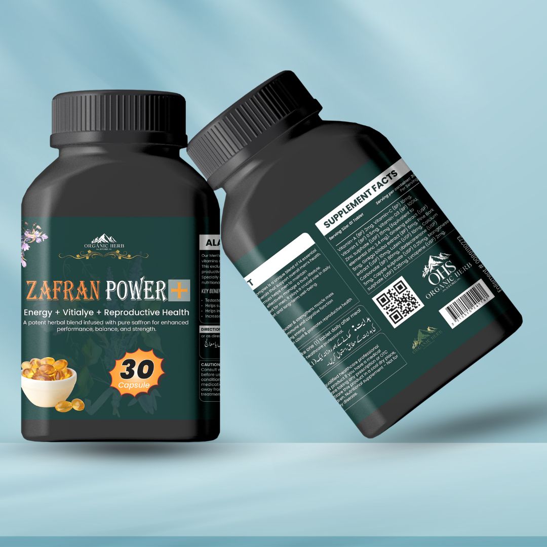 Zafran Power Plus Capsule 30 – Organic Herb