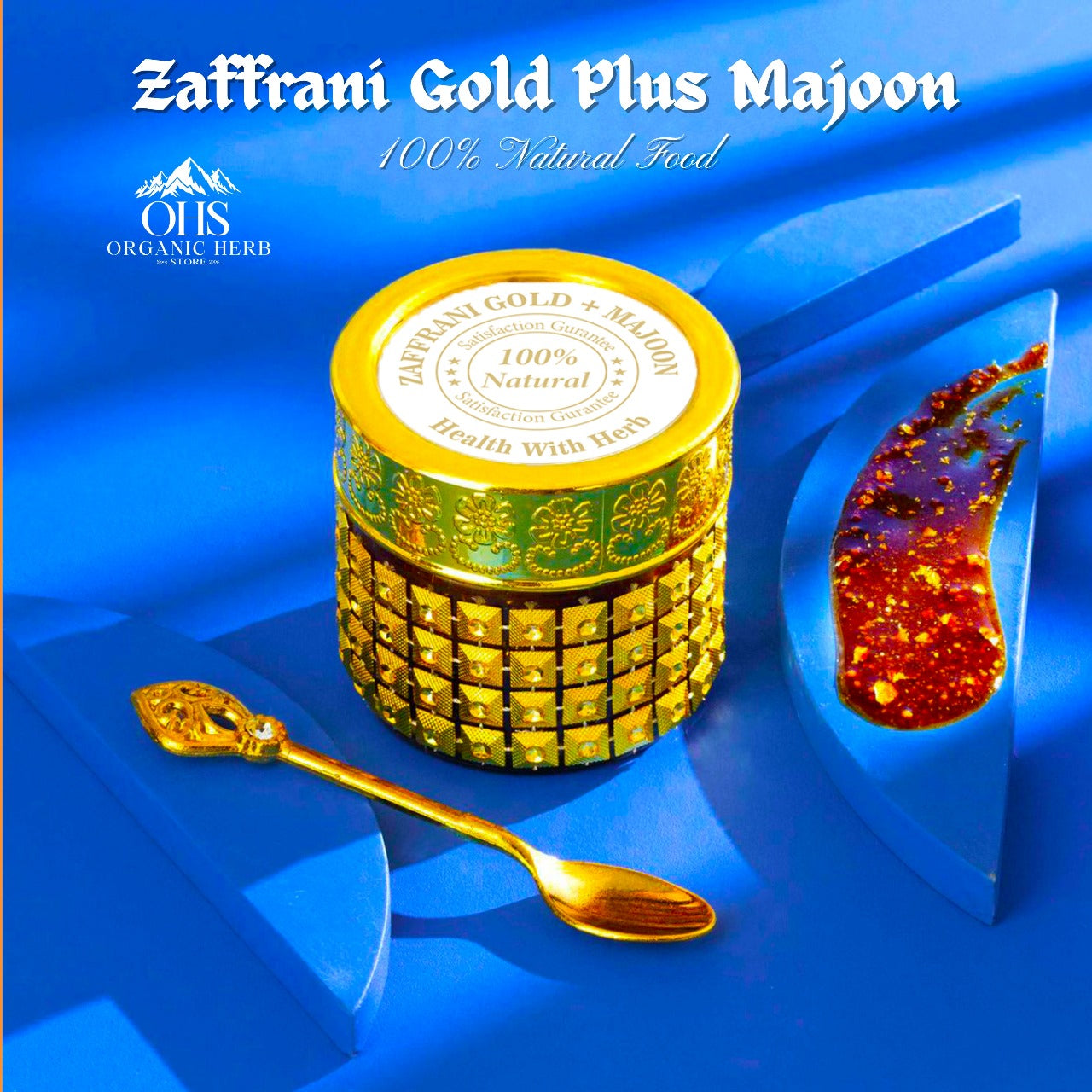 Zafrani Gold Plus Majoon – Organic Herb