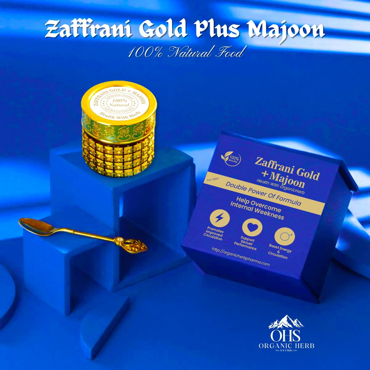 Zafrani Gold Plus Majoon – Organic Herb
